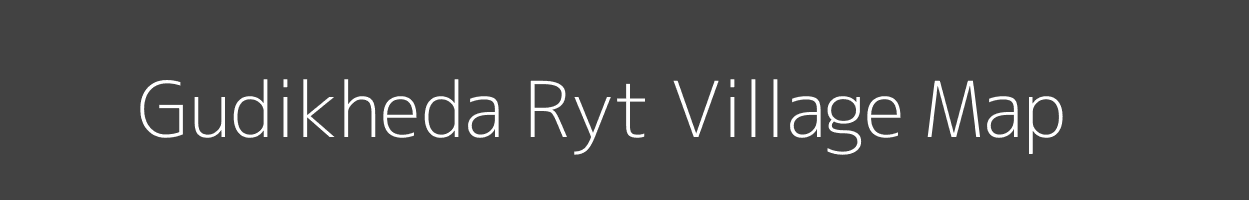 Map of Gudikheda Ryt Village in Madhya Pradesh Image