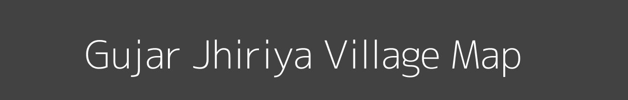 Map of Gujar Jhiriya Village in Madhya Pradesh Image