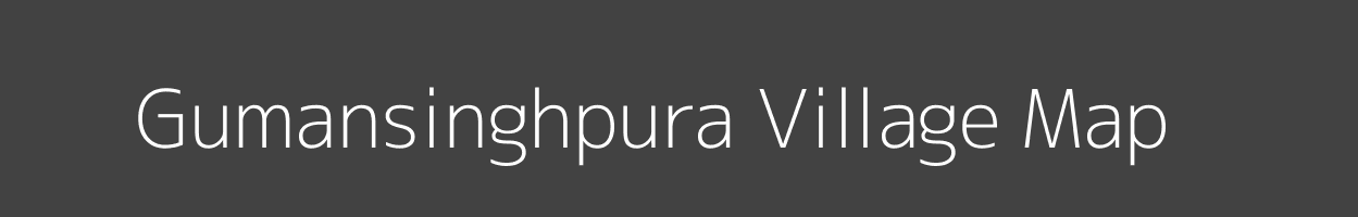 Map of Gumansinghpura Village in Rajasthan Image