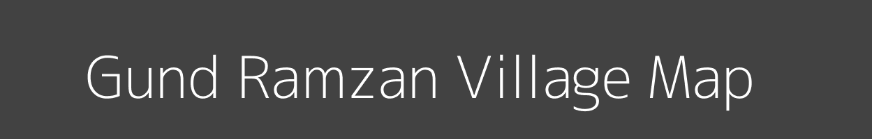 Map of Gund Ramzan Village in Jammu and Kashmir Image