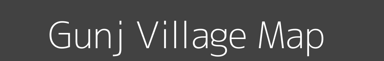 Map of Gunj Village in Uttar Pradesh Image