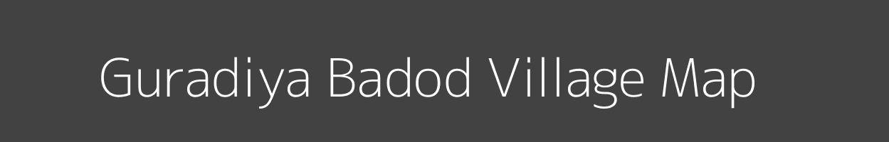 Map of Guradiya Badod Village in Madhya Pradesh Image