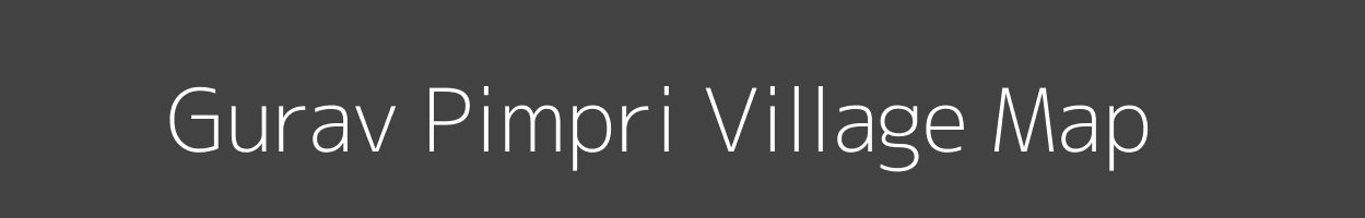 Map of Gurav Pimpri Village in Maharashtra Image