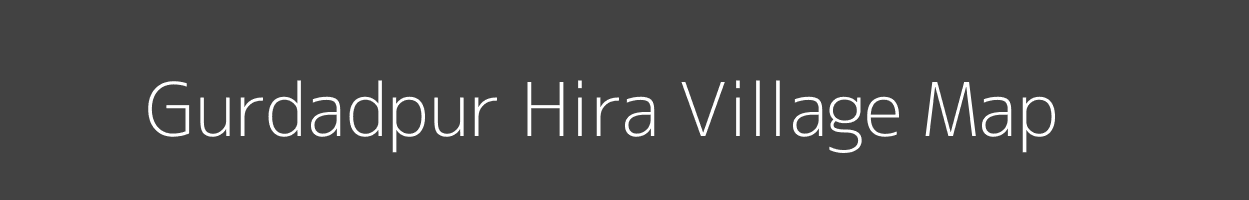 Map of Gurdadpur Hira Village in Uttar Pradesh Image