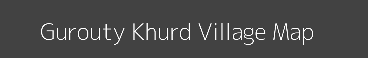 Map of Gurouty Khurd Village in Uttar Pradesh Image
