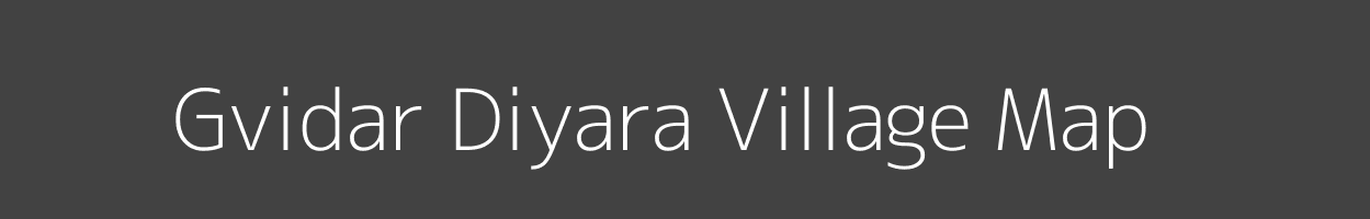 Map of Gvidar Diyara Village in Uttar Pradesh Image