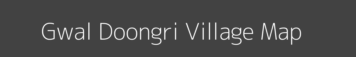 Map of Gwal Doongri Village in Rajasthan Image