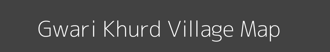 Map of Gwari Khurd Village in Madhya Pradesh Image