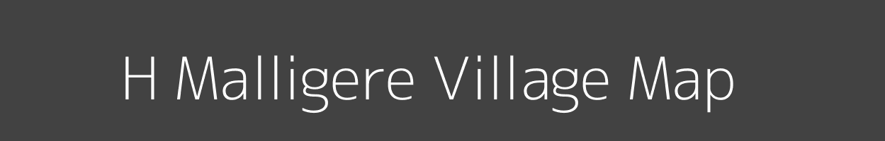 Map of H Malligere Village in Karnataka Image