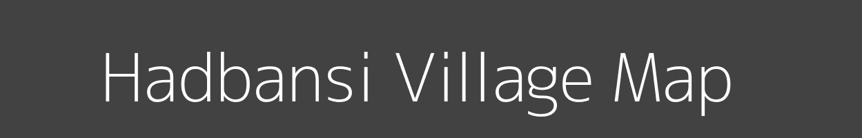 Map of Hadbansi Village in Madhya Pradesh Image