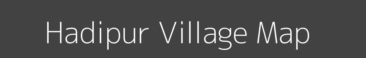 Map of Hadipur Village in Uttar Pradesh Image