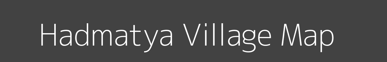 Map of Hadmatya Village in Madhya Pradesh Image