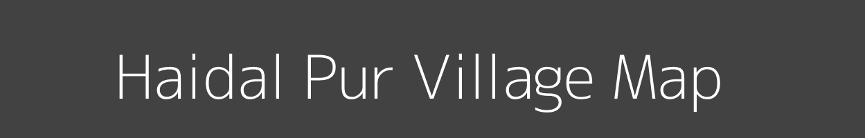 Map of Haidal Pur Village in Uttar Pradesh Image