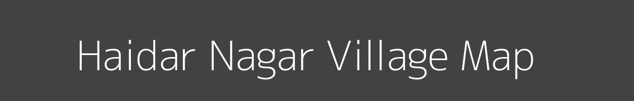 Map of Haidar Nagar Village in Jharkhand Image