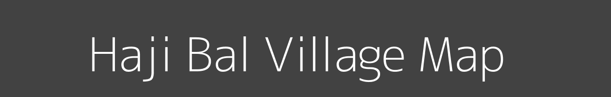 Map of Haji Bal Village in Jammu and Kashmir Image