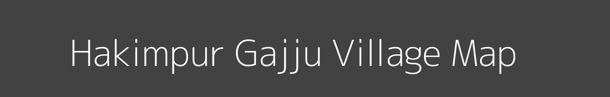Map of Hakimpur Gajju Village in Uttar Pradesh Image