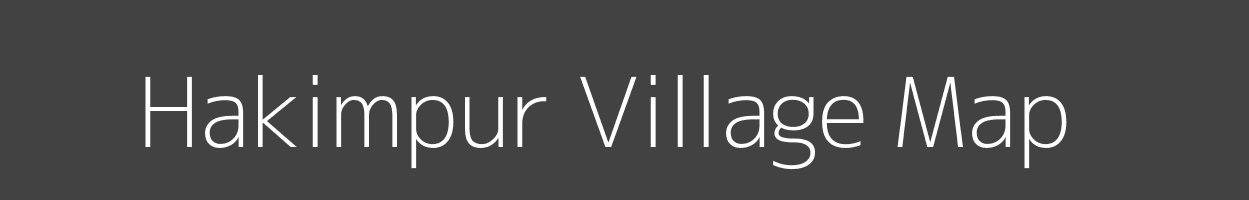 Map of Hakimpur Village in Uttar Pradesh Image