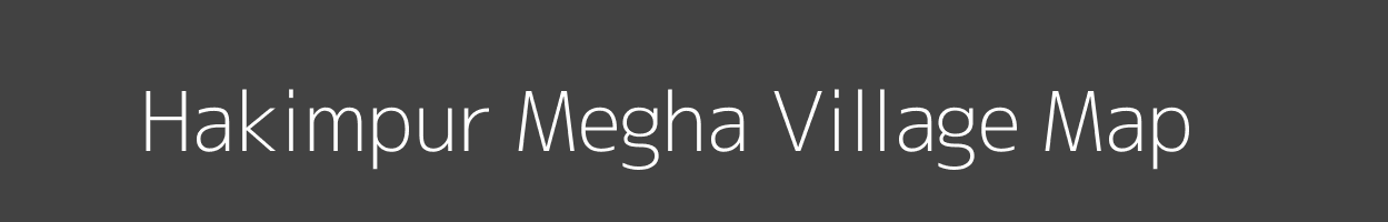 Map of Hakimpur Megha Village in Uttar Pradesh Image