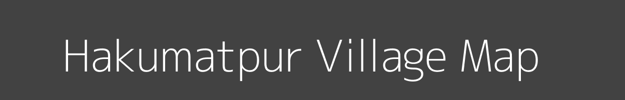 Map of Hakumatpur Village in Uttar Pradesh Image