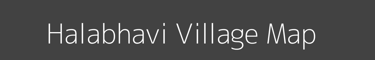 Map of Halabhavi Village in Karnataka Image