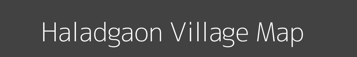 Map of Haladgaon Village in Maharashtra Image