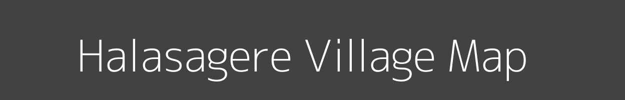 Map of Halasagere Village in Karnataka Image
