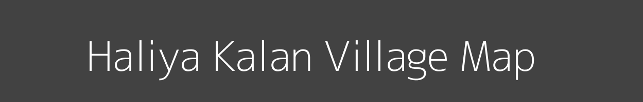 Map of Haliya Kalan Village in Madhya Pradesh Image