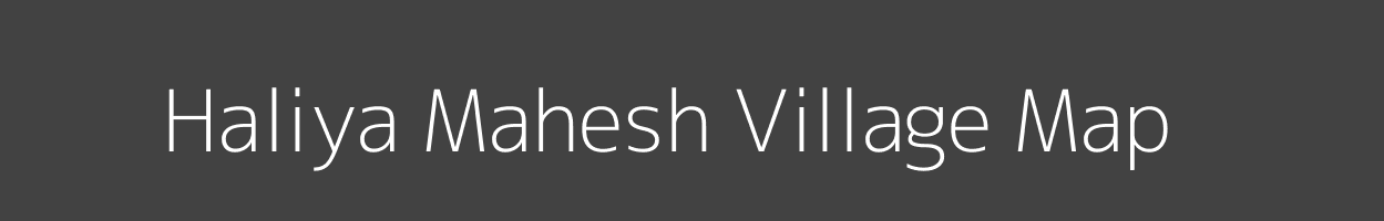 Map of Haliya Mahesh Village in Madhya Pradesh Image