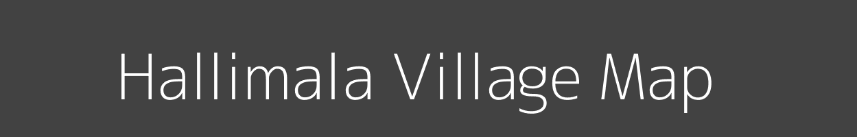 Map of Hallimala Village in Karnataka Image