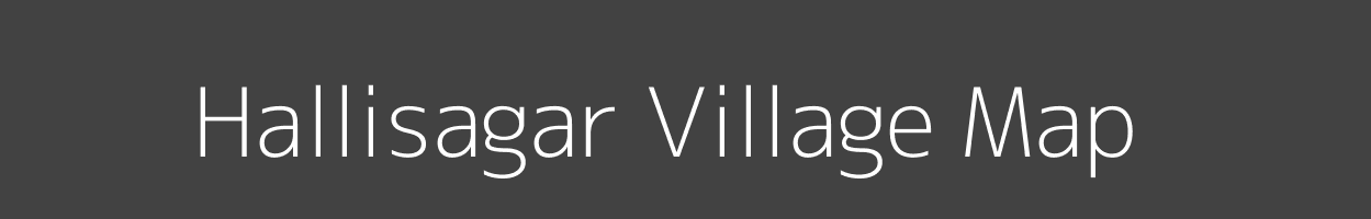 Map of Hallisagar Village in Karnataka Image