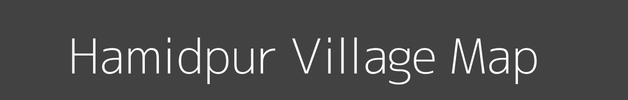 Map of Hamidpur Village in Uttar Pradesh Image