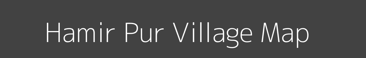 Map of Hamir Pur Village in Uttar Pradesh Image