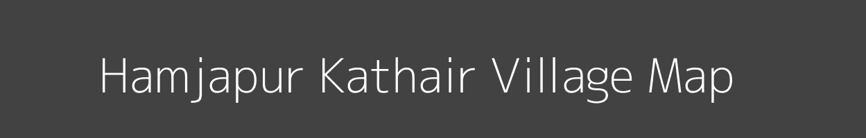 Map of Hamjapur Kathair Village in Uttar Pradesh Image