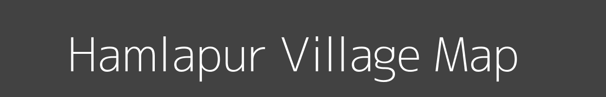 Map of Hamlapur Village in Madhya Pradesh Image