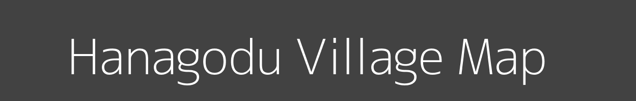 Map of Hanagodu Village in Karnataka Image