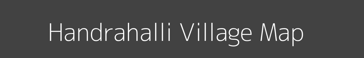 Map of Handrahalli Village in Karnataka Image