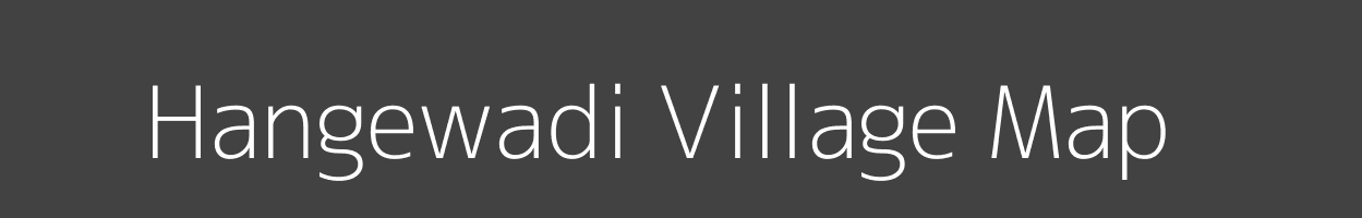 Map of Hangewadi Village in Maharashtra Image