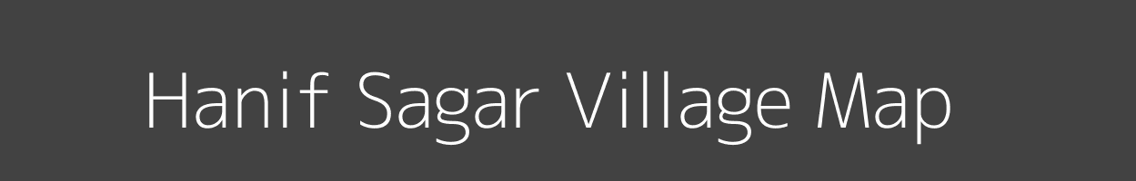 Map of Hanif Sagar Village in Rajasthan Image