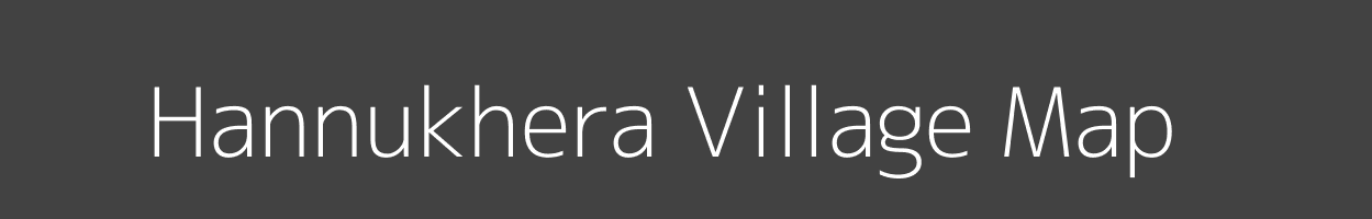 Map of Hannukhera Village in Uttar Pradesh Image