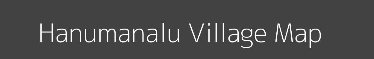 Map of Hanumanalu Village in Karnataka Image