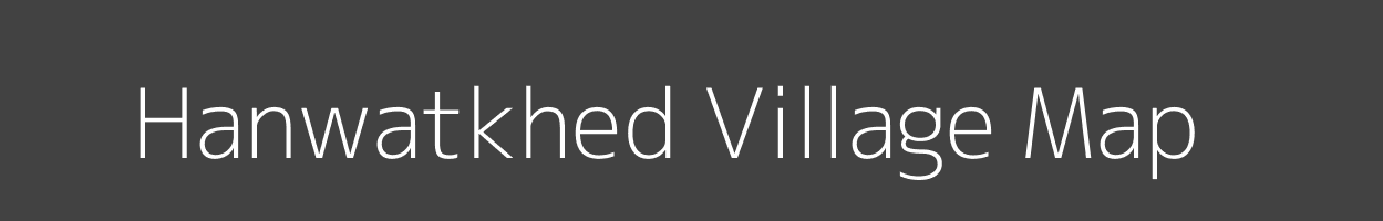 Map of Hanwatkhed Village in Maharashtra Image