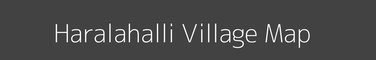 Map of Haralahalli Village in Karnataka Image