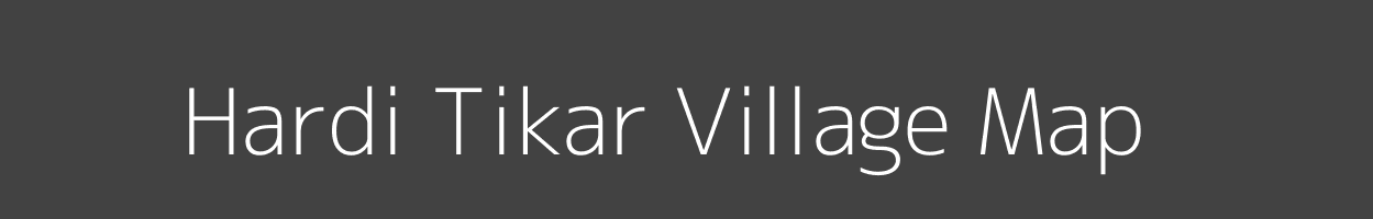 Map of Hardi Tikar Village in Uttar Pradesh Image