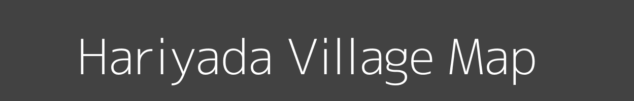 Map of Hariyada Village in Rajasthan Image