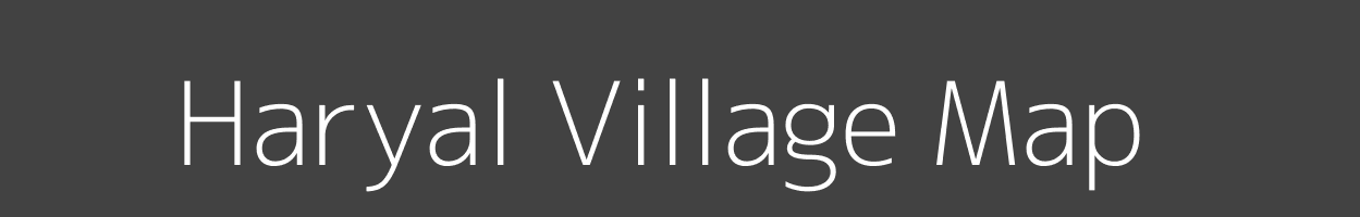 Map of Haryal Village in Madhya Pradesh Image