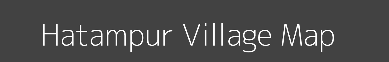 Map of Hatampur Village in Uttar Pradesh Image