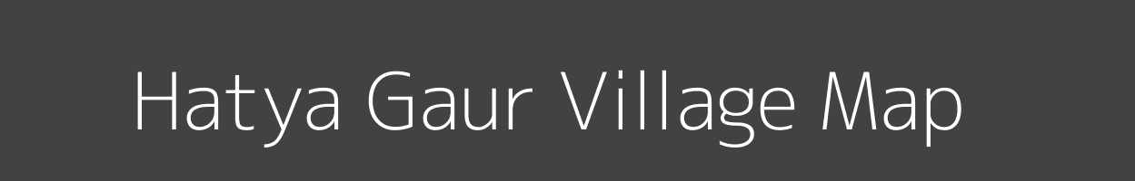 Map of Hatya Gaur Village in Rajasthan Image