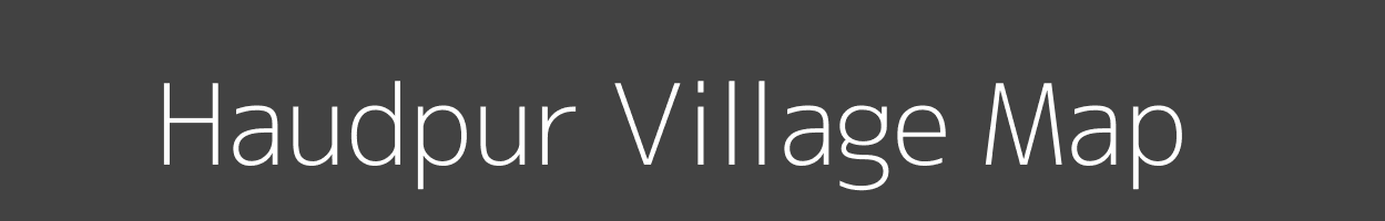 Map of Haudpur Village in Madhya Pradesh Image