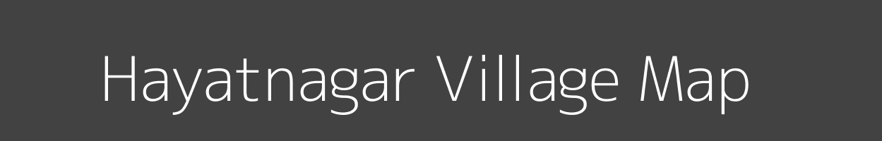 Map of Hayatnagar Village in Uttar Pradesh Image