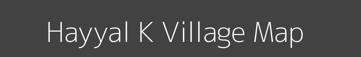 Map of Hayyal K Village in Karnataka Image